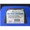 Image 2 : 2 New Pet Food Containers / keeps food fresh & pests out
