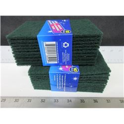 2 New packs of  Green Scouring Pads / 10 per pack