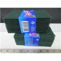 2 New packs of  Green Scouring Pads / 10 per pack