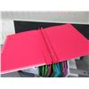 Image 2 : Box of 15 binders/folders assorted colors