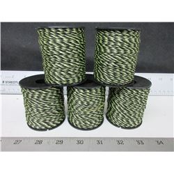 5 New rolls Mason Line 330 feet per roll