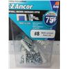 Image 1 : New E-Z Anchor Drywall Anchors 50ct with Screws