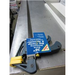 New 36" Quick Ratcheting Bar Clamp & Spreader