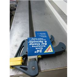 New 24" Quick Ratcheting Bar Clamp & Spreader