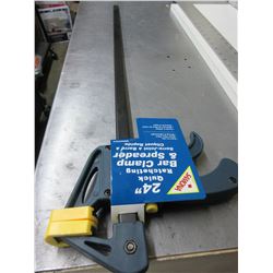 New 24" Quick Ratcheting Bar Clamp & Spreader