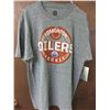 Image 1 : New Men's Oilers T-Shirt  NHL Tags  / size Large