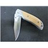 Image 2 : New Browning Lock Blade Knife / 6-1/2" long open / blade 440c / wood handle