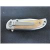 Image 3 : New Browning Lock Blade Knife / 6-1/2" long open / blade 440c / wood handle