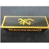 Image 4 : New Browning Lock Blade Knife / 6-1/2" long open / blade 440c / wood handle