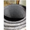 Image 2 : Thick Black 5 x 8ft Area Rug / see pics for sample of pattern / nice rug
