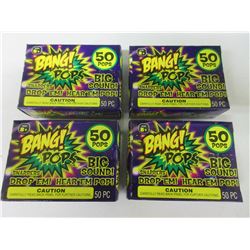4 Box's BANG! Pops 50 per box / drop em or throw em big BANG!
