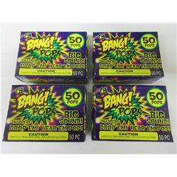 4 Box's BANG! Pops 50 per box / drop em or throw em big BANG!