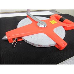 New 200 foot Tape Measure with quick roll up/ super durable fiberglass tape