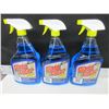 Image 1 : 3 New 32floz Spray Glass Cleaner / NO Streak / excellent glass cleaner