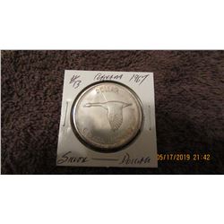 1967 CANADA GOOSE SILVER DOLLAR