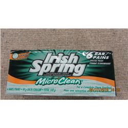 NEW - IRISH SPRING SOAP (6 BARS) - PER BUNDLE