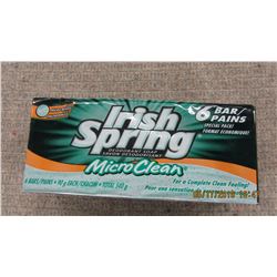 NEW - IRISH SPRING SOAP (6 BARS) - PER BUNDLE