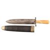Image 2 : W.R. Butcher Sheffield Bowie Knife & Original Case