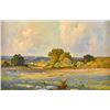Image 2 : Robert Wood "Spring Bluebonnets" Oil Painting