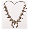 Image 2 : Squash Blossom Turquoise Necklace