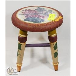 DECORATIVE PAINTED MINATARE STOOL