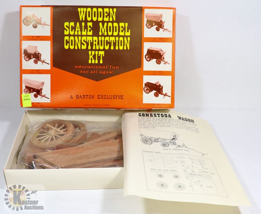 WOODEN SCALE MODEL CONSTRUCTION KIT