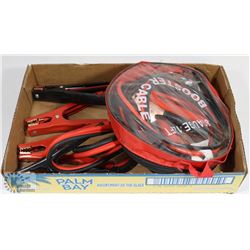 2 PAIRS OF BOOSTER CABLES