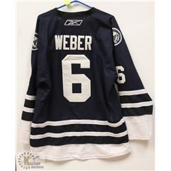NASHVILLE PREDATOR SHAE WEBER JERSEY REEBOK SIZE