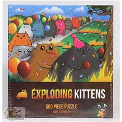 NEW 500PC EXPLODING KITTENS PUZZLE