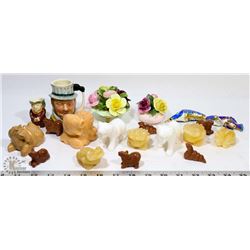 LARGE FLAT OF COLLECTABLES INCLUDING TOBY