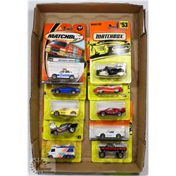 FLAT OF NEW OLD STOCK MATCHBOX COLLECTOR CARS
