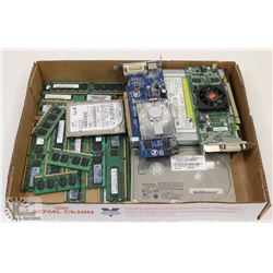 STORAGE LOCKER FIND FLAT OF COMPUTER COMPONENTS