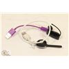 Image 1 : LOT OF TWO BLUETOOTH EARPIECES WITH USB CHARGE