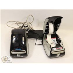 LOT OF TWO DYMO LABEL WRITERS WITH SOME