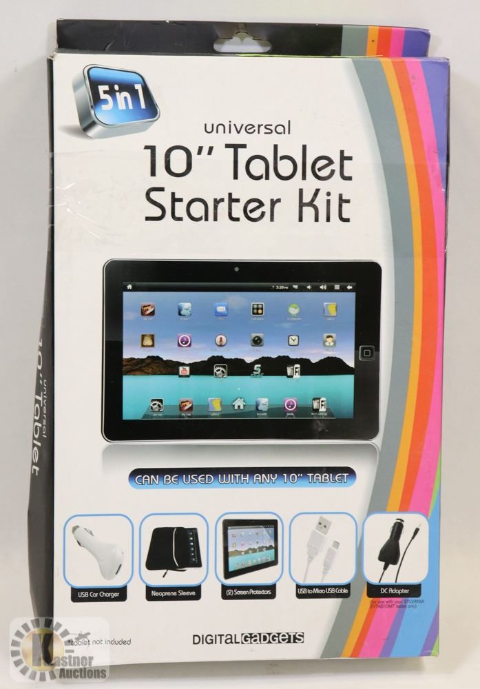 5 IN 1 UNIVERSAL 10" TABLET STARTER KIT