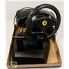 Image 1 : THRUSTMASTER FORCE FEEDBACK STEERING WHEEL AND