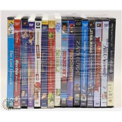 BUNDLE OF 16 KIDS DVD MOVIES INCL. ALICE IN