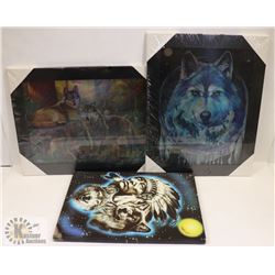 SET OF 3 PICTURES 3D MULTI-PICTURE - TWO