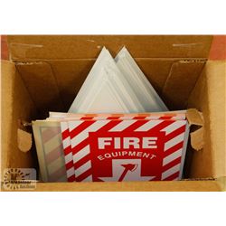 BOX OF SAFETY SIGNS