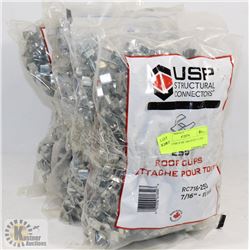 NEW BUNDLE OF 1000 ROOF CLIPS