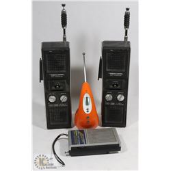 PAIR OF REALISTIC GRS TRANSCEIVERS - 3 CHANNEL W/