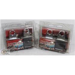 SET OF 2 ERICKSON CHROME PLATED