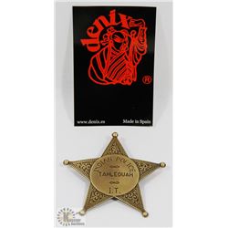 NEW METAL REPLICA INDIAN POLICE BADGE