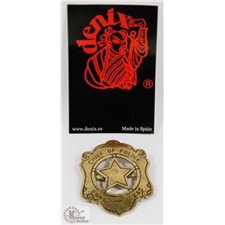 NEW METAL REPLICA CHIEF OF POLICE BADGE