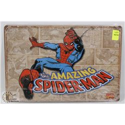 NEW! 8" X 12" SPIDERMAN METAL SIGN