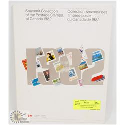 1982 SOUVENIR COLLECTION OF CANADA POSTAGE STAMPS