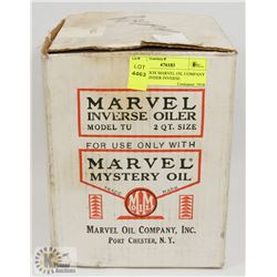 NEW IN BOX MARVEL OIL COMPANY TOP CYLINDER INVERSE