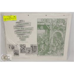 STAMPS INCL 1980 CHRISTMAS FIRST DAY COVERS FROM