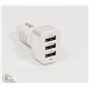 Image 1 : 3 PORT USB CAR CHARGER ADAPTOR.