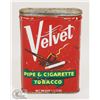 Image 1 : VELVET TOBACCO POCKET TIN.